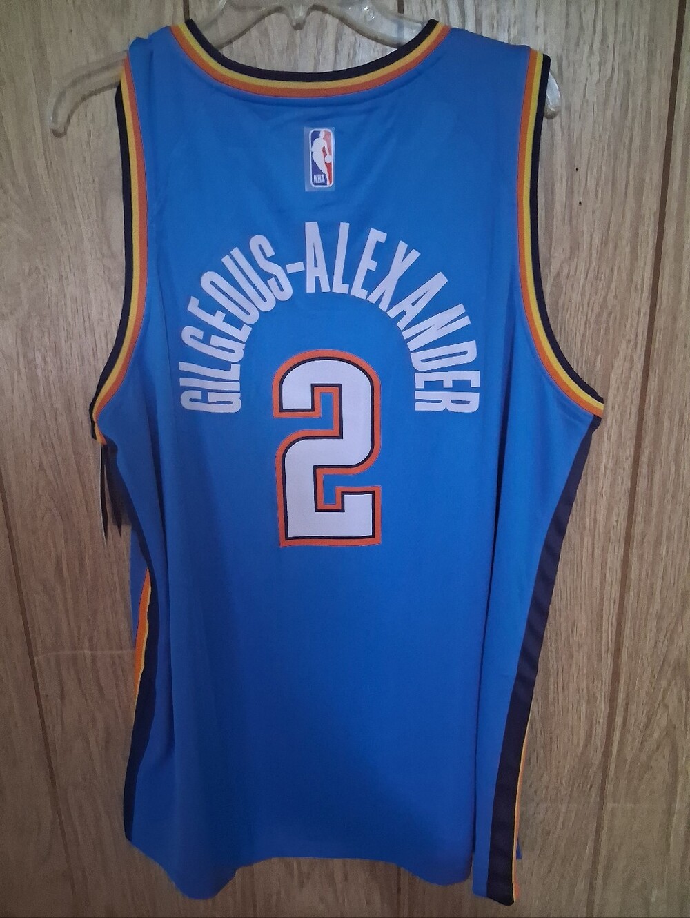 Sports Card With Shae Gilgeous-Alexander Oklahoma City Thunder icon XXL jersey